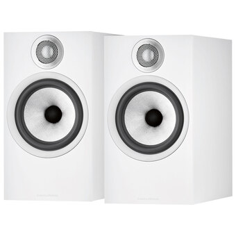 Best Buy Bowers & wilkins 606 s2 anniversary 120w bookshelf speaker - pair - white offer