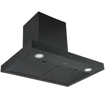 Best Buy Ancona 30 convertible wall-mounted rectangular range hood in matte black offer