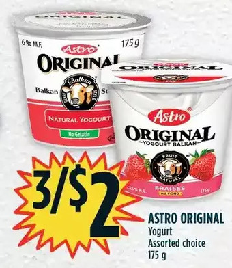 Marché Adonis Astro original yogurt offer