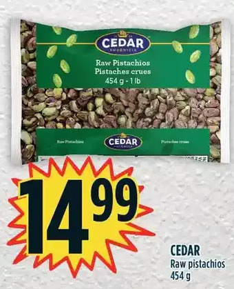 Marché Adonis Cedar raw pistachios offer