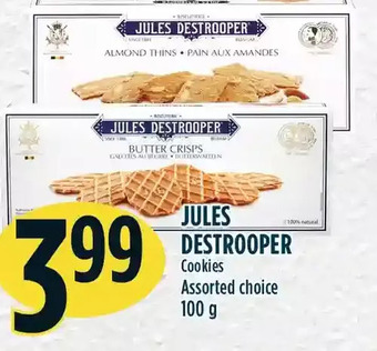 Marché Adonis Jules destrooper cookies offer