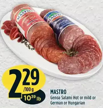 Marché Adonis Mastro genoa salami offer