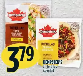 Marché Adonis Dempster's 7 tortillas offer