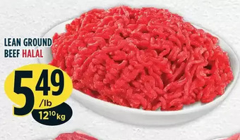 Marché Adonis Lean ground beef halal offer