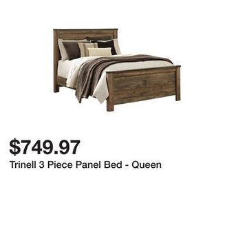 Ashley Furniture Trinell 3 piece panel bed - queen offer