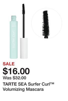 Sephora Sea surfer curl™ volumizing mascara offer