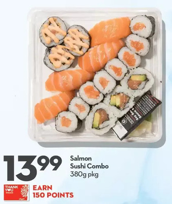 Longo's Salmon sushi combo offer