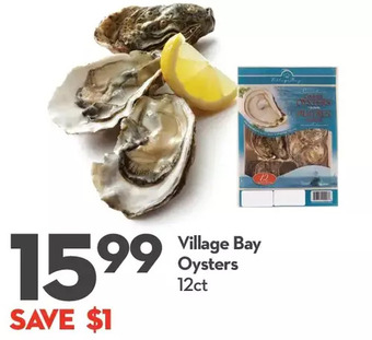 Longo's Village bay oysters offer