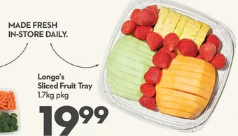 Longo's Longo's sliced fruit tray offer
