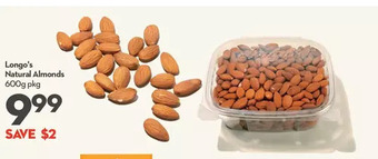 Longo's Longo's natural almonds offer