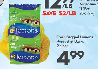 Longo's Fresh bagged lemons offer