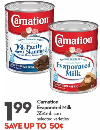 Longo's Carnation evaporated milk offer