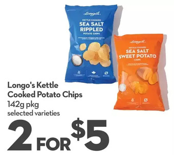 Longo's Longo's kettle cooked potato chips offer
