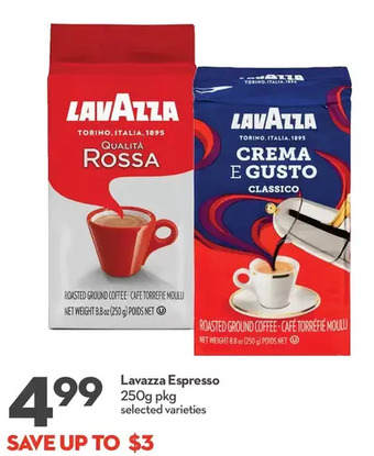 Longo's Lavazza espresso offer