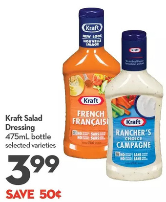 Longo's Kraft salad dressing offer