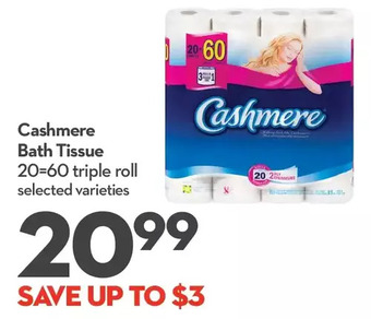 Longo's Cashmere bath tissue offer