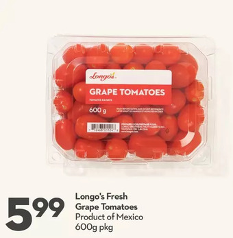 Longo's Longo's fresh grape tomatoes offer
