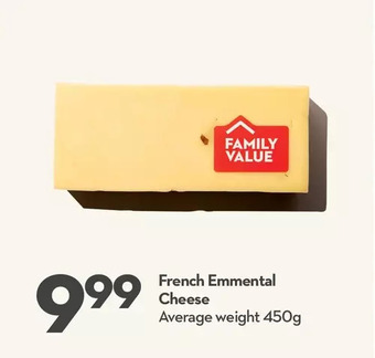 Longo's French emmental cheese offer