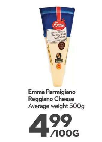 Longo's Emma parmigiano reggiano cheese offer