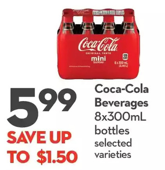 Longo's Coca-cola beverages offer