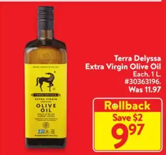 Walmart Terra delyssa extra virgin olive oil offer