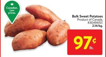 Walmart Bulk sweet potatoes offer
