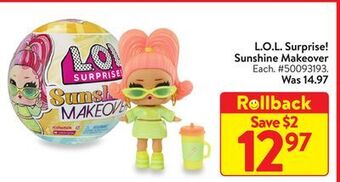 Walmart L.o.l surprise! sunshine makeover offer
