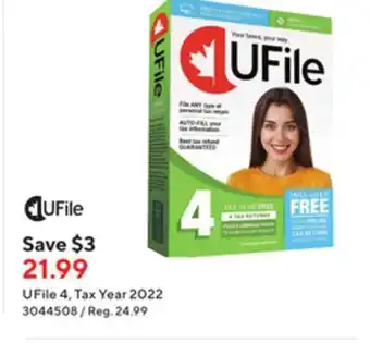 Staples Ufile 4, tax year 2022 offer
