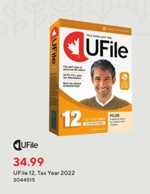 Staples Ufile 12 - tax year 2022 offer