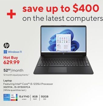 Staples Hp laptop offer