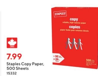 Staples Staples copy paper 500 sheets offer