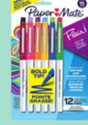 Staples Paper mate flair® felt tip pens offer