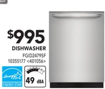Lowe's Frigidaire gallery dishwasher offer