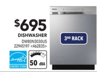 Lowe's Samsung dishwasher offer