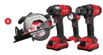 Lowe's Craftsman 4-piece tool combo kit offer