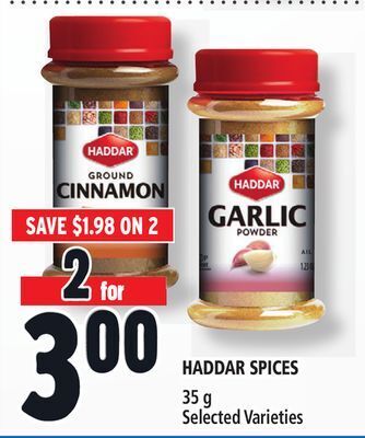 Metro Haddar spices offer