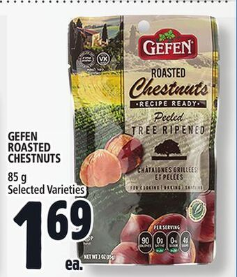 Metro Gefen roasted chestnuts offer
