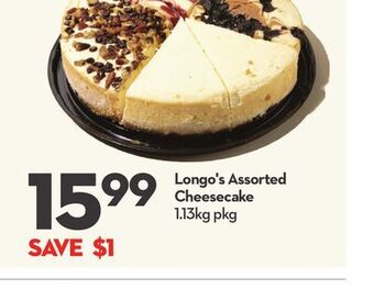 Longo's Longo's assorted cheesecake offer