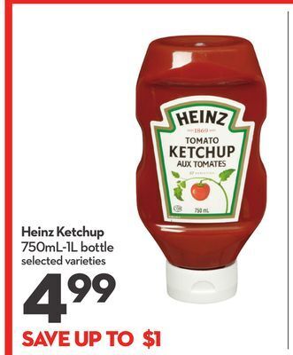 Longo's Heinz ketchup offer