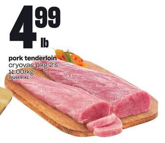 Loblaws Pork tenderloin, pkg 2's offer