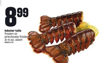 Loblaws Lobster tails, 3-4 oz. each offer