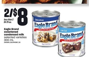 Loblaws Eagle brand sweetened condensed milk, 300 ml offer