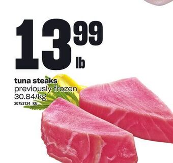 Loblaws Tuna steaks offer