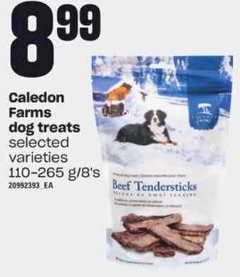 Loblaws Caledon farms dog treats, 110-265 g/8's offer