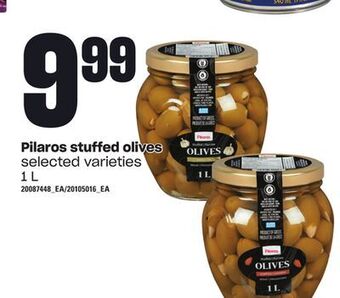 Loblaws Pilaros stuffed olives, 1 l offer
