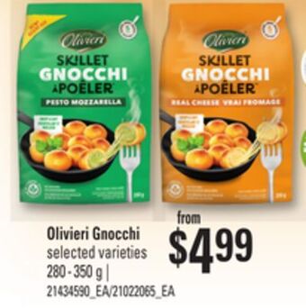 Loblaws Olivieri gnocchi, 280 - 350 g offer