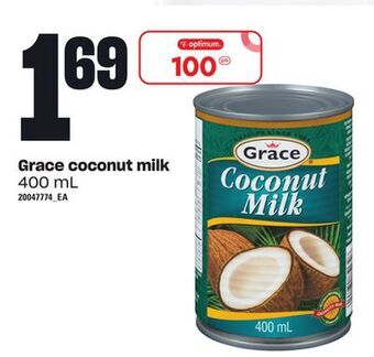 Loblaws Grace coconut milk, 400 ml offer