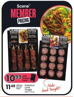 Sobeys Sungold lamb tonight offer