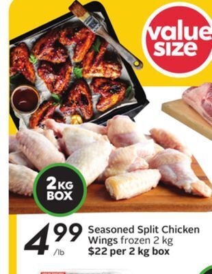 Sobeys Seasoned split chicken wings offer
