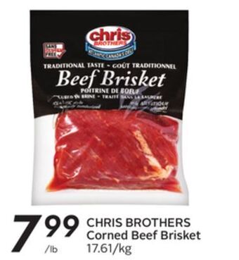 Sobeys Chris brothers corned beef brisket offer